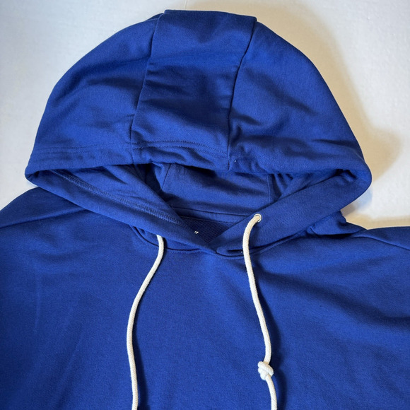 Xersion XLT Big & Tall French Terry Hoodie Blue Depth Soft Touch NWT Streetwear - Picture 4 of 13